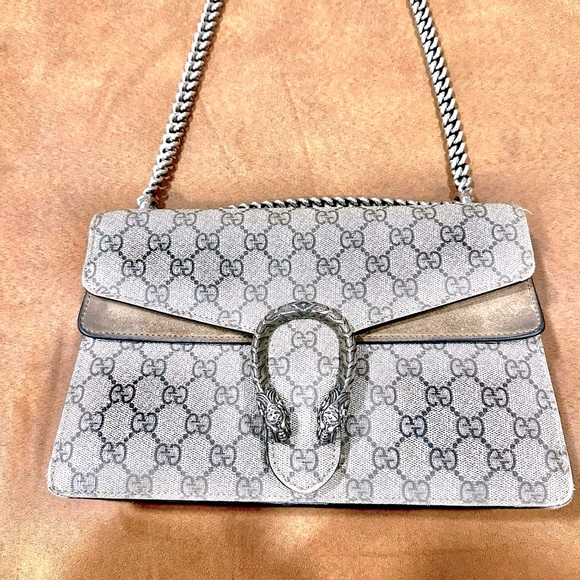 Original GG Supreme Canvas Dionysus Shoulder Bag Small - Picture 2 of 7